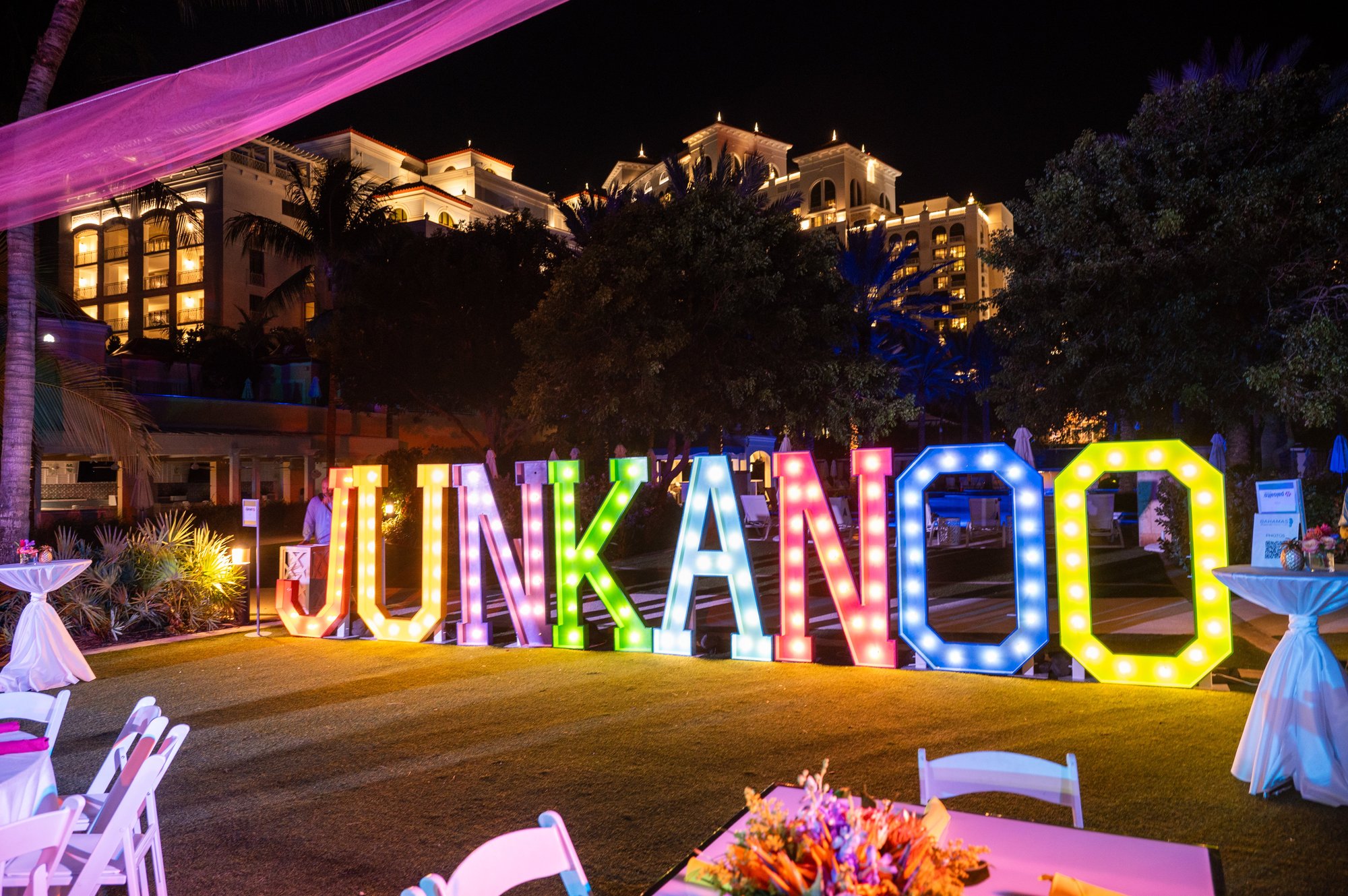 CSI DMC Bahamas Reception Decor