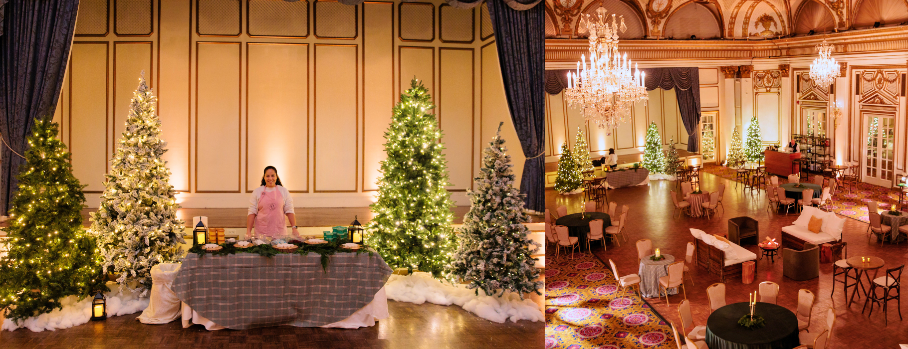 On December 11th, Fairmont Copley Plaza Boston dazzled with stunning décor and lighting under the Holiday in the City theme.