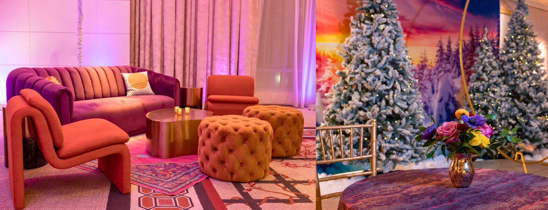 The Mandarin Oriental hosted this Winter Sunset themed party on December 6th