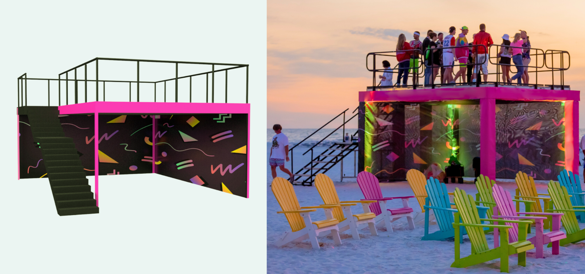 Two Story Statement Piece